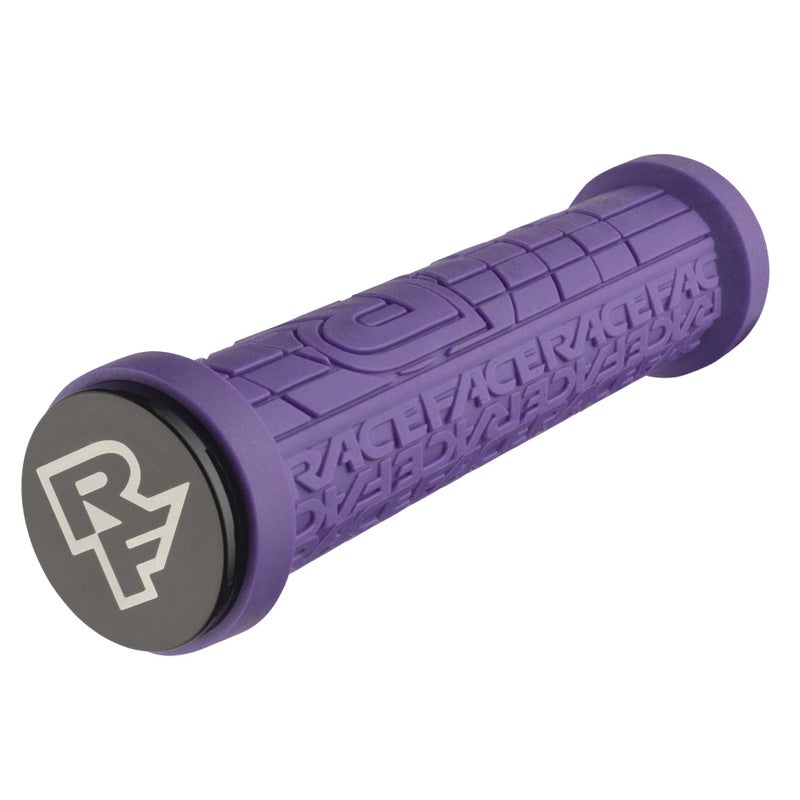 Race Face Lock-On Grippler Grips, Purple, 30mm